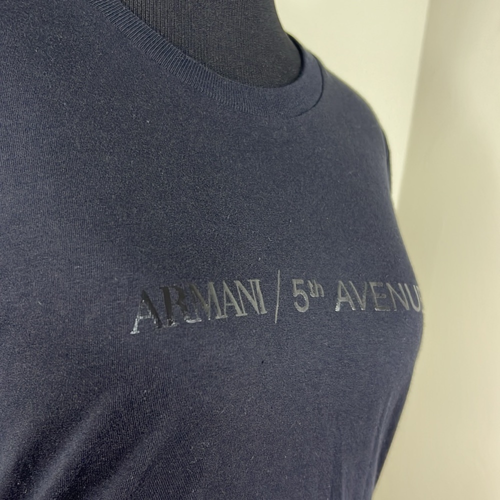 EMPORIO ARMANI Classic Black Women's 5th Ave T-Shirt 6